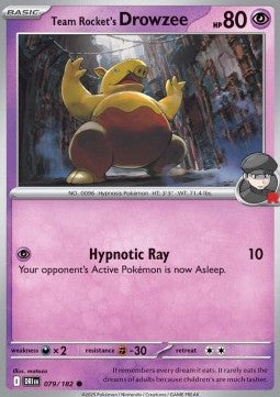 Team Rocket's Drowzee⁣ - Destined Rivals⁣ (Common)⁣ [079]