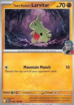 Team Rocket's Larvitar⁣ - Destined Rivals⁣ (Common)⁣ [094]