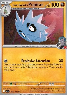 Team Rocket's Pupitar⁣ - Destined Rivals⁣ (Common)⁣ [095]
