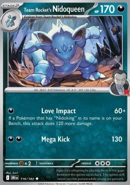 Team Rocket's Nidoqueen⁣ - Destined Rivals⁣ (Uncommon)⁣ [116]