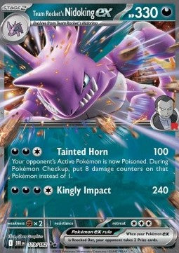 Team Rocket's Nidoking ex⁣ - Destined Rivals⁣ (Double Rare)⁣ [119]