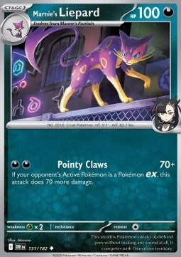 Marnie's Liepard⁣ - Destined Rivals⁣ (Uncommon)⁣ [131]