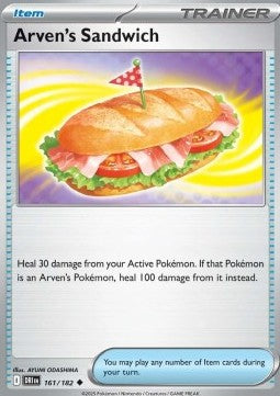 Arven's Sandwich⁣ - Destined Rivals⁣ (Uncommon)⁣ [161]