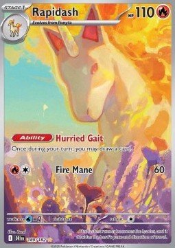 Rapidash⁣ - Destined Rivals⁣ (Illustration Rare)⁣ [189]
