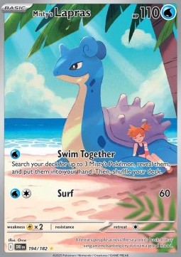 Misty's Lapras⁣ - Destined Rivals⁣ (Illustration Rare)⁣ [194]