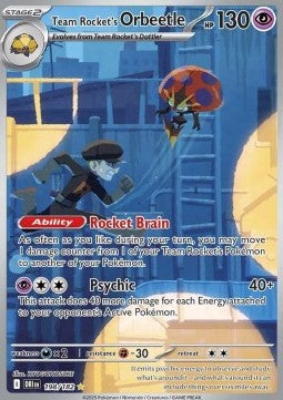 Team Rocket's Orbeetle⁣ - Destined Rivals⁣ (Illustration Rare)⁣ [198]