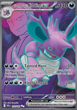 Team Rocket's Nidoking ex⁣ - Destined Rivals⁣ (Ultra Rare)⁣ [216]