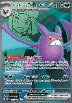 Team Rocket's Crobat ex⁣ - Destined Rivals⁣ (Ultra Rare)⁣ [217]