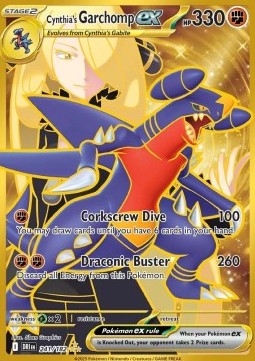 Cynthia's Garchomp ex⁣ - Destined Rivals⁣ (Secret Rare)⁣ [241]