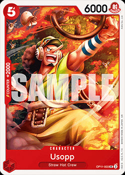 Usopp (OP11-003)⁣ - A Fist of Divine Speed⁣ (Uncommon)⁣ [003]