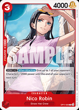 Nico Robin (OP11-009)⁣ - A Fist of Divine Speed⁣ (Common)⁣ [009]