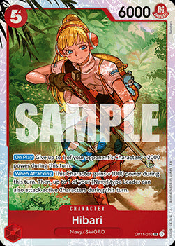 Hibari (OP11-010) (V.1)⁣ - A Fist of Divine Speed⁣ (Super Rare)⁣ [010]