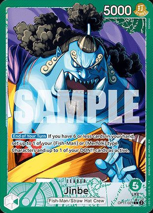 Jinbe (OP11-021) (V.2)⁣ - A Fist of Divine Speed⁣ (Alternate Art)⁣ [021]