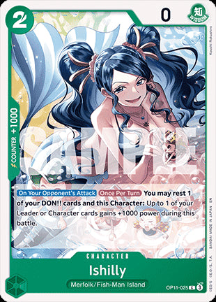 Ishilly (OP11-025)⁣ - A Fist of Divine Speed⁣ (Common)⁣ [025]