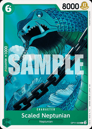 Scaled Neptunian (OP11-026)⁣ - A Fist of Divine Speed⁣ (Common)⁣ [026]