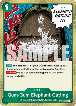 Gum-Gum Elephant Gatling (OP11-038)