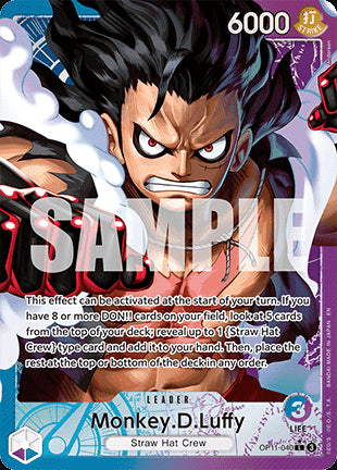 Monkey.D.Luffy (OP11-040) (V.2)⁣ - A Fist of Divine Speed⁣ (Alternate Art)⁣ [040]