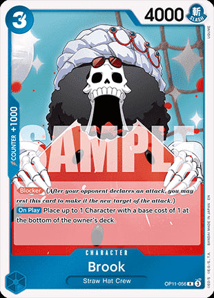 Brook (OP11-056)⁣ - A Fist of Divine Speed⁣ (Rare)⁣ [056]