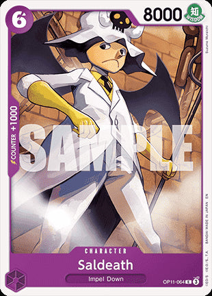 Saldeath (OP11-064)⁣ - A Fist of Divine Speed⁣ (Common)⁣ [064]