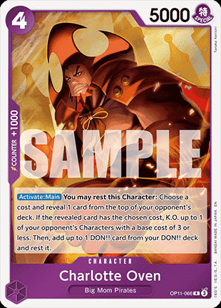 Charlotte Oven (OP11-066)⁣ - A Fist of Divine Speed⁣ (Rare)⁣ [066]