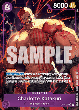 Charlotte Katakuri (OP11-067) (V.2)⁣ - A Fist of Divine Speed⁣ (Alternate Art)⁣ [067]