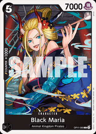Black Maria (OP11-089)⁣ - A Fist of Divine Speed⁣ (Common)⁣ [089]