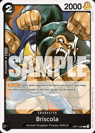 Briscola (OP11-090)⁣ - A Fist of Divine Speed⁣ (Common)⁣ [090]