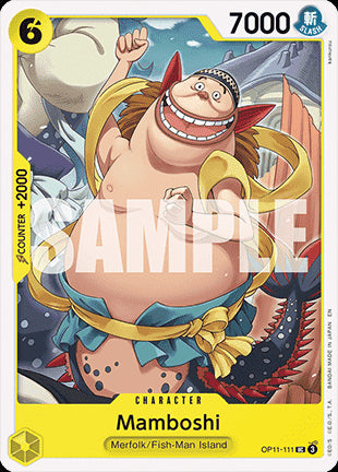 Mamboshi (OP11-111)⁣ - A Fist of Divine Speed⁣ (Uncommon)⁣ [111]