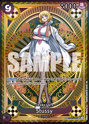 Stussy (OP07-085)⁣ - A Fist of Divine Speed⁣ (Special Rare)⁣ [OP07-085]