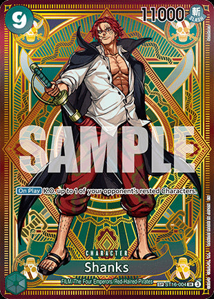 Shanks (ST16-004)⁣ - A Fist of Divine Speed⁣ (Special Rare)⁣ [ST16-004]