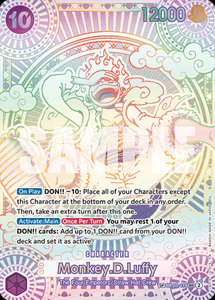 Monkey.D.Luffy (OP05-119) (V.1)⁣ - A Fist of Divine Speed⁣ (Special Rare)⁣ [OP05-119]