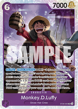 Monkey.D.Luffy (ST26-005) - Starter Deck: Purple Black Monkey.D.Luffy (Super Rare) [ST-26-005]