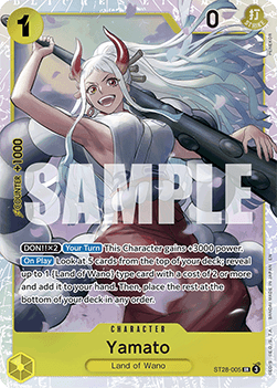 Yamato (ST28-005) - Starter Deck: Green Yellow Yamato (Super Rare) [ST-28-005]