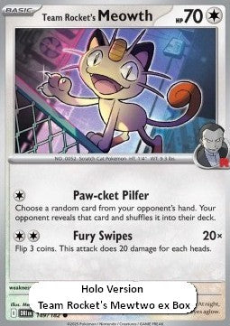 Team Rocket's Meowth⁣ - Destined Rivals: Additionals⁣ (Promo)⁣ [149]