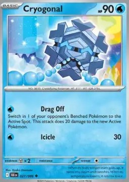 Cryogonal⁣ - Black Bolt⁣ (Uncommon)⁣ [027]
