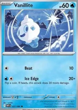 Vanillite⁣ - White Flare⁣ (Common)⁣ [027]