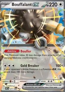 Bouffalant ex⁣ - White Flare⁣ (Double Rare)⁣ [077]