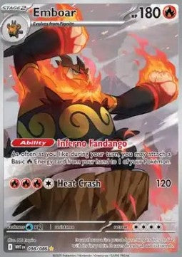 Emboar⁣ - White Flare⁣ (Illustration Rare)⁣ [098]