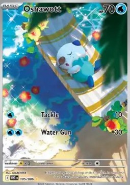 Oshawott⁣ - White Flare⁣ (Illustration Rare)⁣ [105]