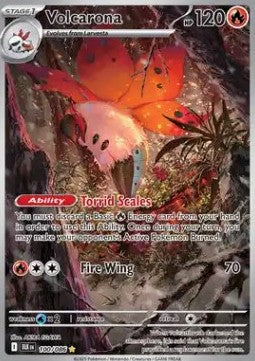 Volcarona⁣ - Black Bolt⁣ (Illustration Rare)⁣ [100]