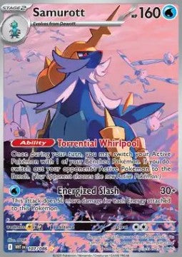 Samurott⁣ - White Flare⁣ (Illustration Rare)⁣ [107]