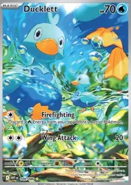 Ducklett⁣ - White Flare⁣ (Illustration Rare)⁣ [109]