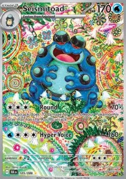 Seismitoad⁣ - Black Bolt⁣ (Illustration Rare)⁣ [105]