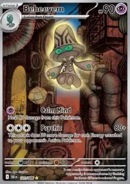 Beheeyem⁣ - Black Bolt⁣ (Illustration Rare)⁣ [121]