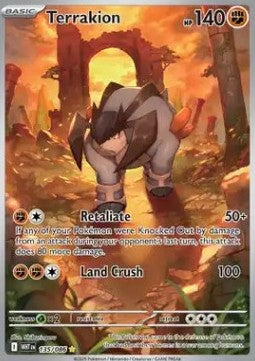 Terrakion⁣ - White Flare⁣ (Illustration Rare)⁣ [135]