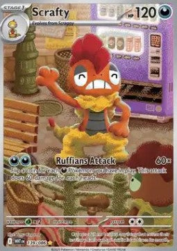 Scrafty⁣ - White Flare⁣ (Illustration Rare)⁣ [139]