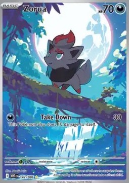 Zorua⁣ - White Flare⁣ (Illustration Rare)⁣ [142]