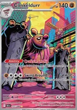 Conkeldurr⁣ - Black Bolt⁣ (Illustration Rare)⁣ [127]