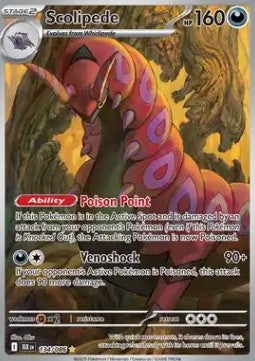 Scolipede⁣ - Black Bolt⁣ (Illustration Rare)⁣ [134]