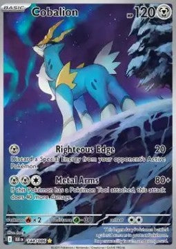 Cobalion⁣ - Black Bolt⁣ (Illustration Rare)⁣ [144]